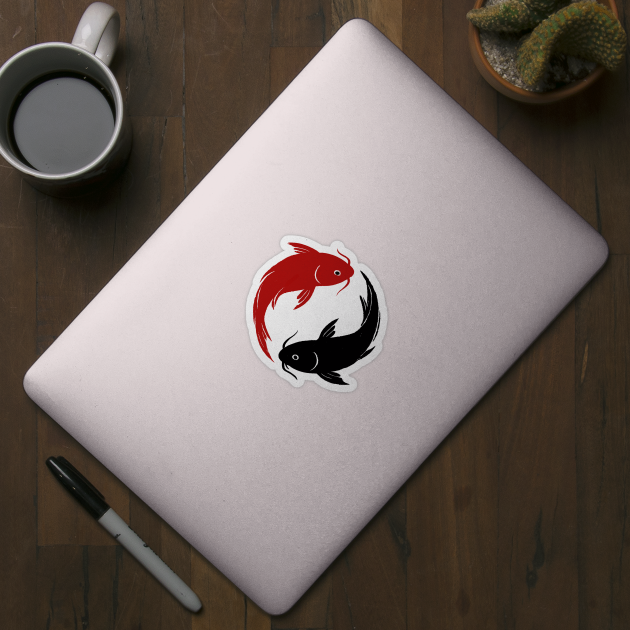 Yin Yang Koi Fish by CreativeSage